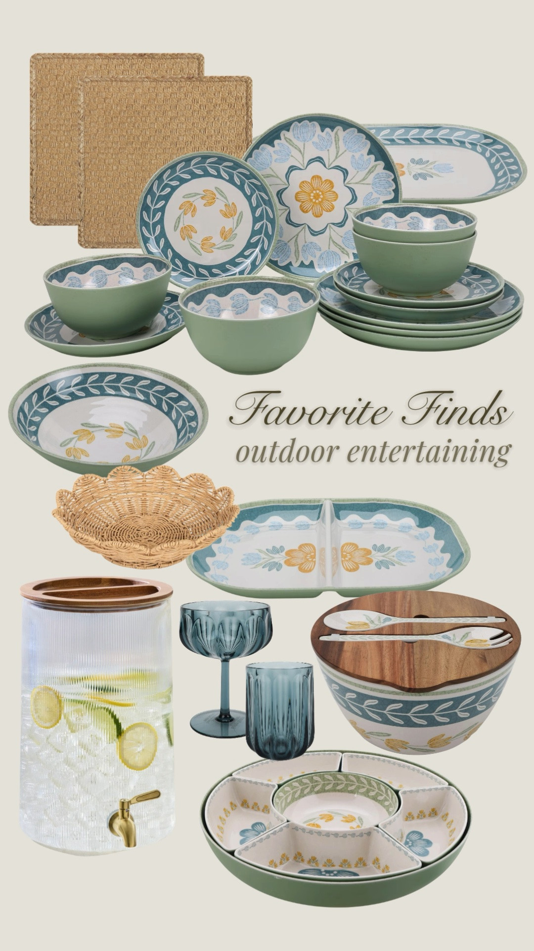 These new outdoor entertaining arrivals at Walmart are perfect for spring and summer! From plates to cups and serveware - they thought of everything; and  the price is very budget friendly! outdoor, entertaining, hosting, dinnerware, serveware, outdoor decor, patio, patio season, summer, spring, walmart finds, walmart home, LTKfindsunder50

#LTKSeasonal #LTKHome