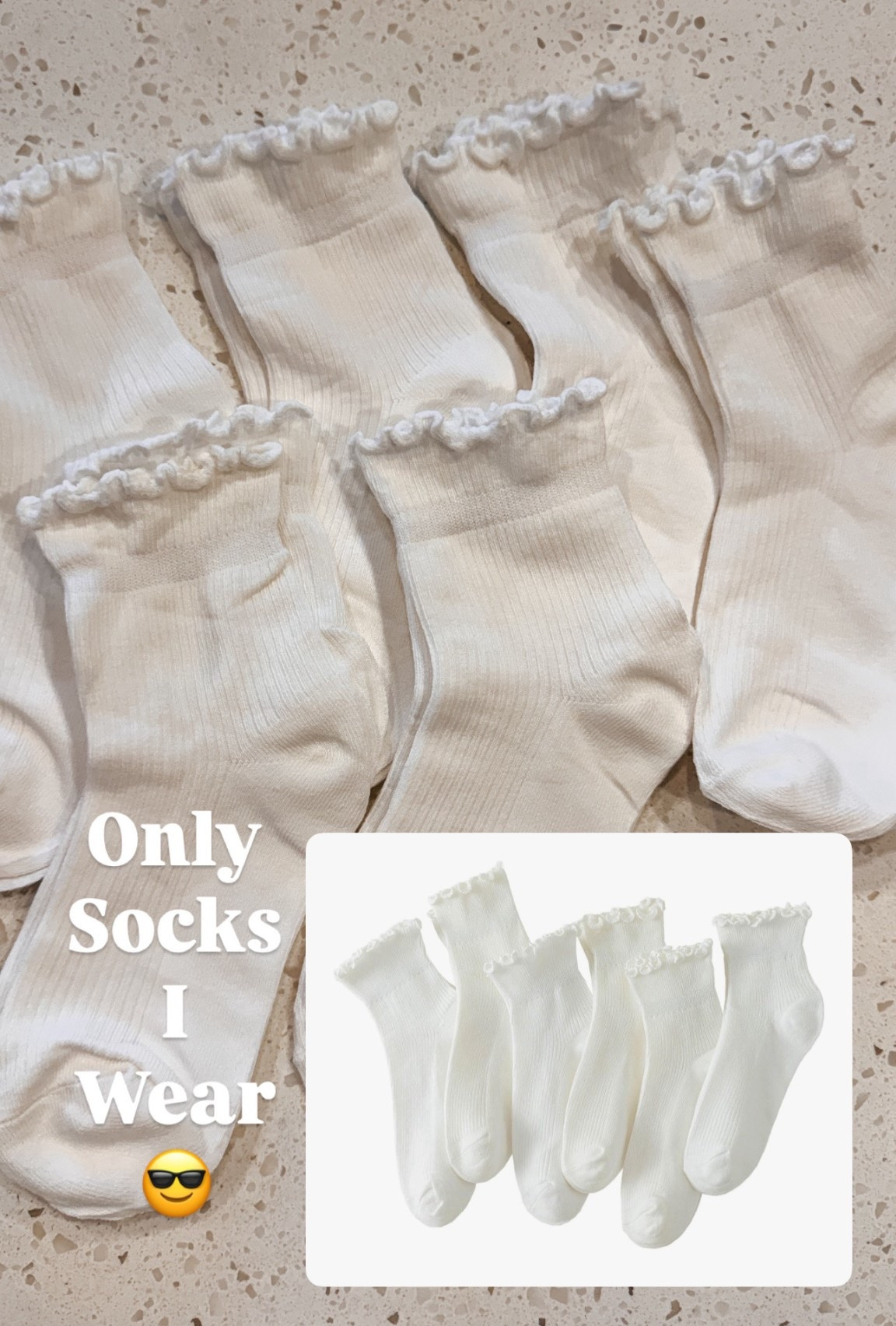 Comfy and cute, and seriously the only socks I wear 😎