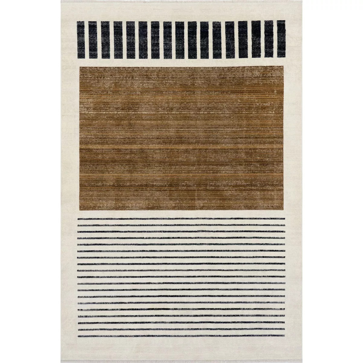 Nuloom Keeva Modern Striped Fringe Indoor Area Rug | Target