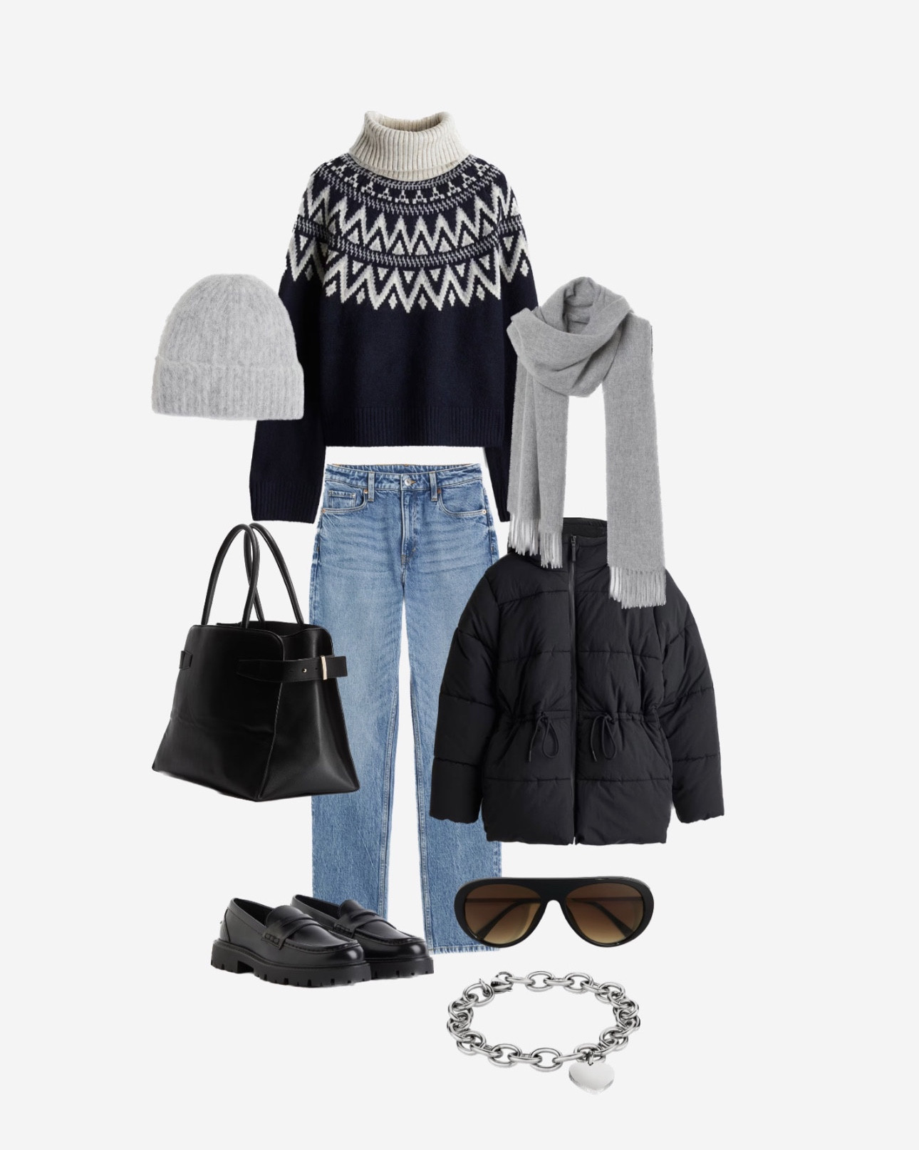 Winter Outfit:
Chunky Loafer, Norweger Strick & Bowling Bag.
-
Auf das Armband gibt es mit "settebelloxmas" 30% bis zum 31.12.

#LTKwinter #LTKstyletip #LTKdeutschland