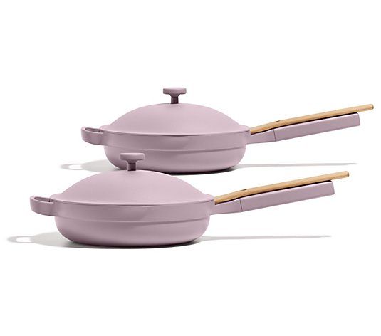 Our Place Set of 2 10-in-1 Ceramic Nonstick Always Pans 2.0 - QVC.com | QVC