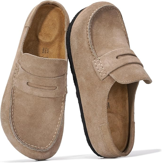 Project Cloud Genuine Leather Clogs for Women - Memory Foam Insole Womens Clogs Non-Slip Outsole ... | Amazon (CA)