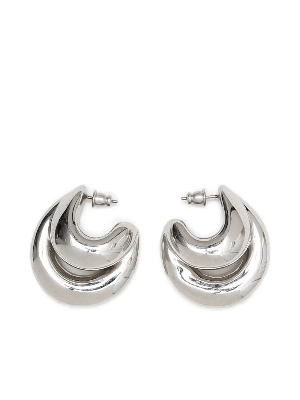 Panconesi double-hoop Earrings | Silver | FARFETCH | Farfetch Global