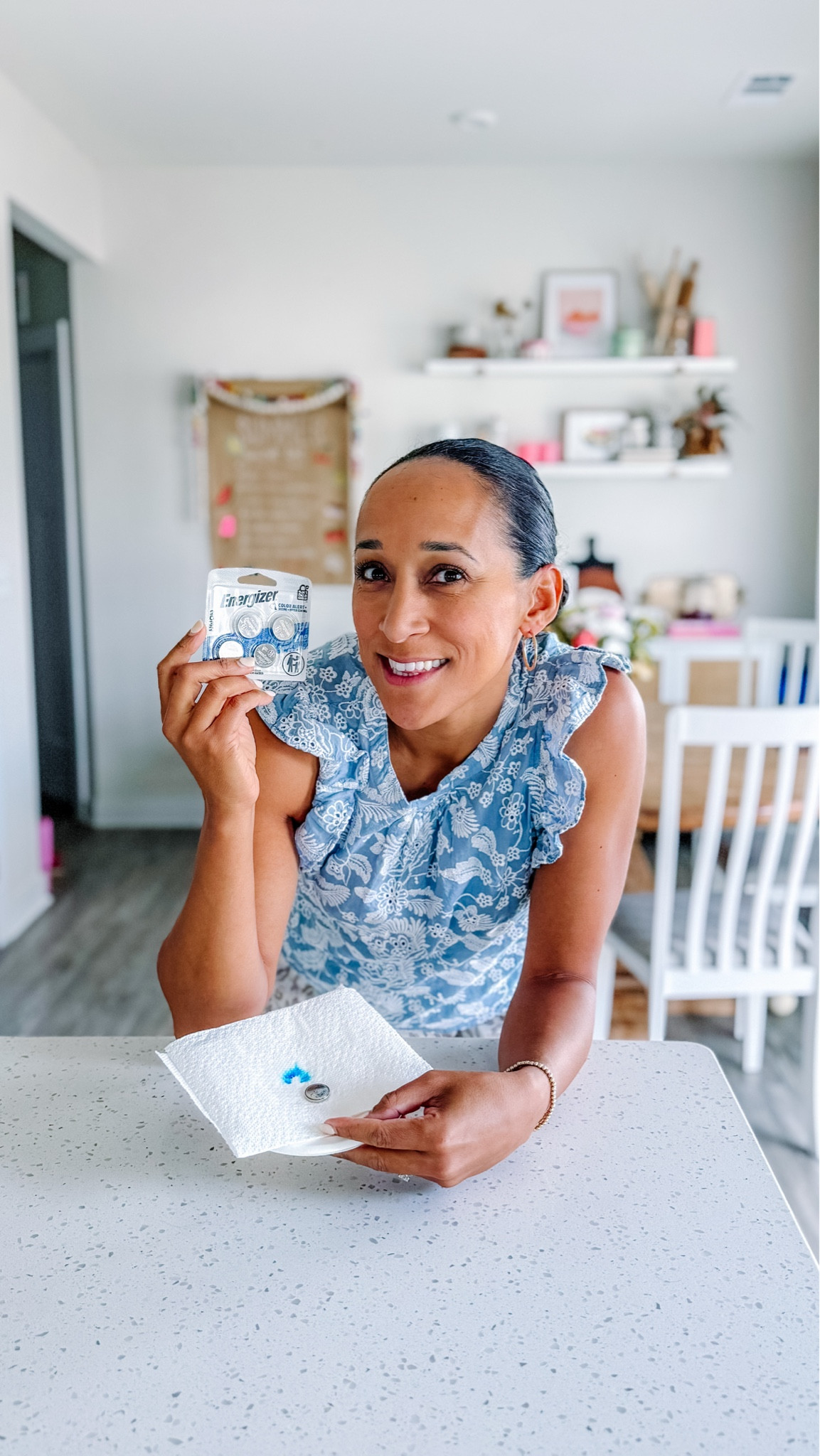 #ad #SponsoredByEnergizer As a busy mom, I’m always trying to make safe and smart choices for my home. I love when I discover something that makes the choice easy for me like the world’s first 3-in-1 Child Shield™ Coin Lithium Batteries, by @Energizer. These are the only coin lithium batteries with three child safety features. With a combination of child-resistant packaging, a non-toxic bitter coating, and Color Alert Technology its quite literally safety you can see. When the color alert touches saliva it turns the mouth blue within seconds. This alerts us parents and caregivers to act fast.
 As a mom, it’s reassuring to know that there is a product designed with safety in mind!

Comment shop and I’ll send you the link! 
#EnergizerPartner #Target #TargetPartner @target


#LTKKids #LTKFamily #LTKHome