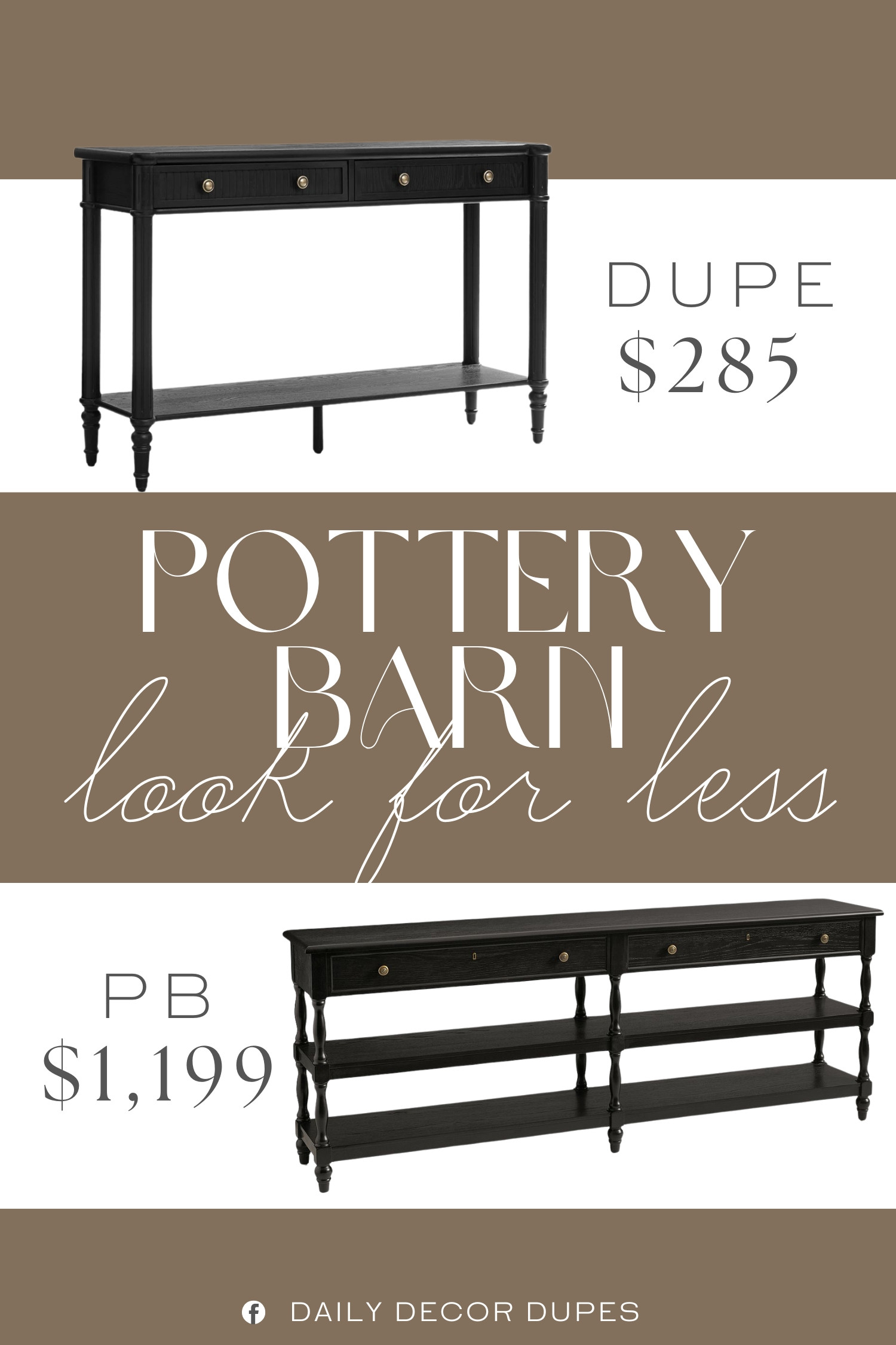 Inspired by Pottery Barn Grand Console Table. Fluted Wood Console Table. Textured Wood Entry Table. Transitional Modern Console Table. Minimalist Entryway Console. Entryway Storage Table. Two-Drawer Console Table. Contemporary Console Table. 

Home more affordable option find copy cat similar look for less budget friendly affordable cheap cheaper beautiful pretty. Clearance sale coupon code discount code promo code luxury lookalike look a like Inspo inspiration inspired by idea ideas Love like these? I share multiple every day in my FB group.
#potterybarninspired #consoletable #flutedconsoletable #modernentryway #furniturefinds #modernfurniture #entrytable #entrywayinspo 

 #LTKHome