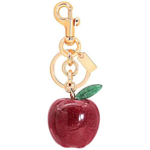nylry Cherry Keychain & Bag Charm - Apple & Green Leaves - Kawaii Y2K Aesthetic - Women's Accessory | Amazon (US)