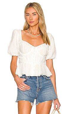ASTR the Label Clairemont Top in White from Revolve.com | Revolve Clothing (Global)