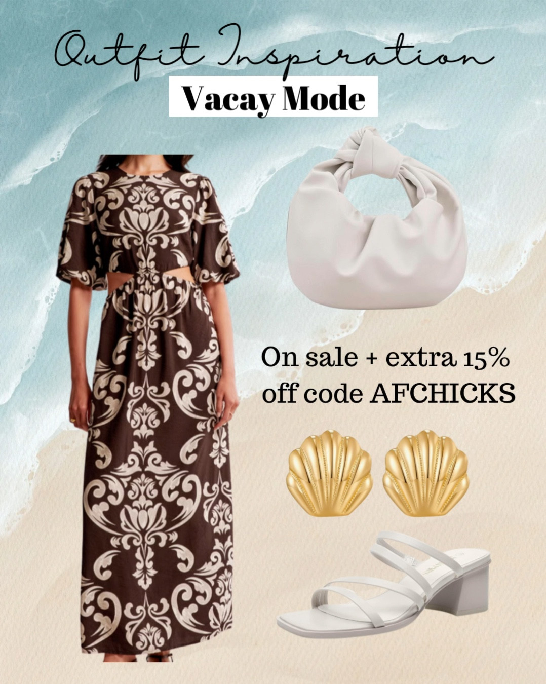 Abercrombie on sale vacation outfit. Love this maxi dress! On stackable sale code AFCHICKS
#abercrombie #vacation

#LTKTravel #LTKSaleAlert #LTKWatchNow