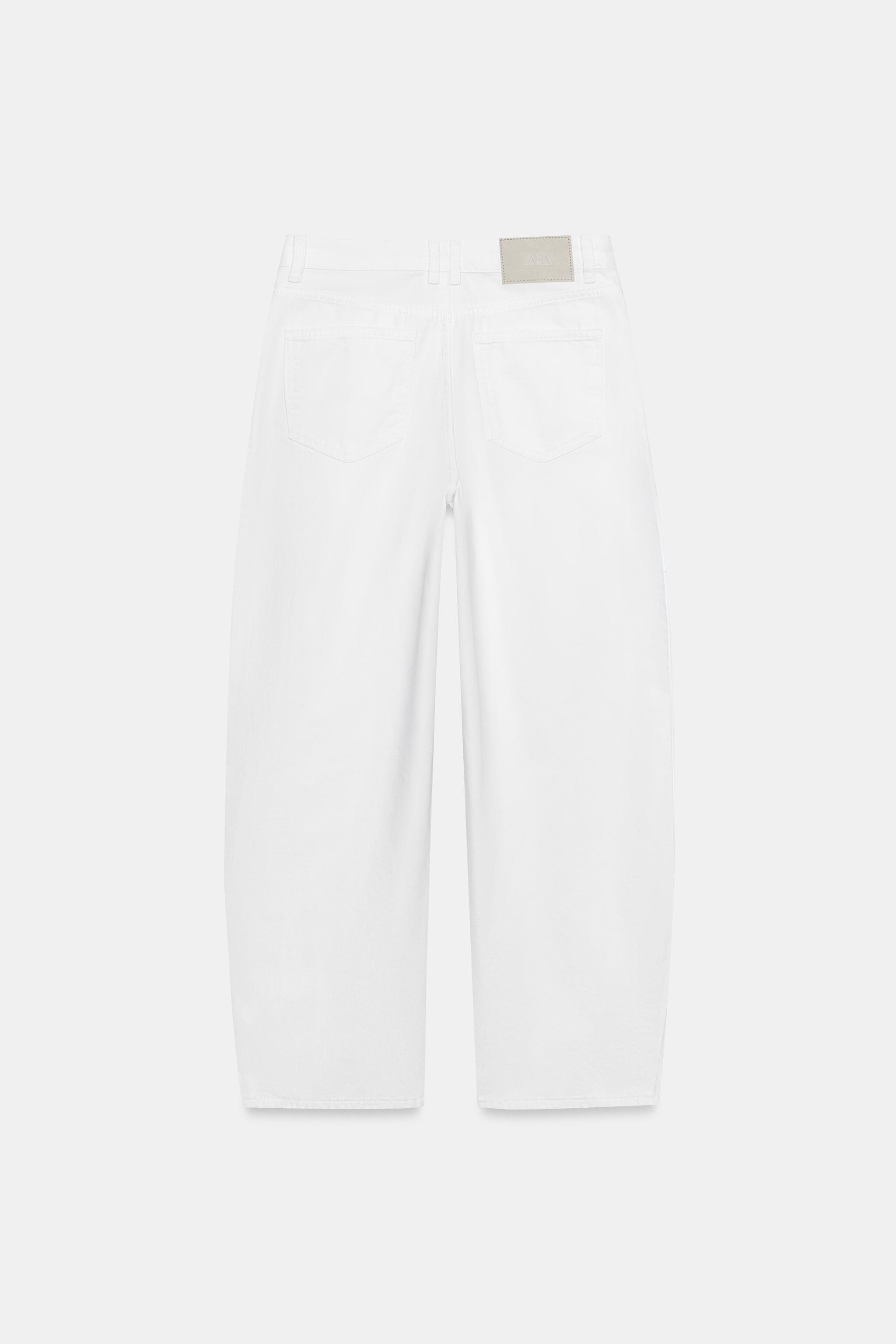 Z1975 MID-RISE BARREL WIDE LEG JEANS | Zara US