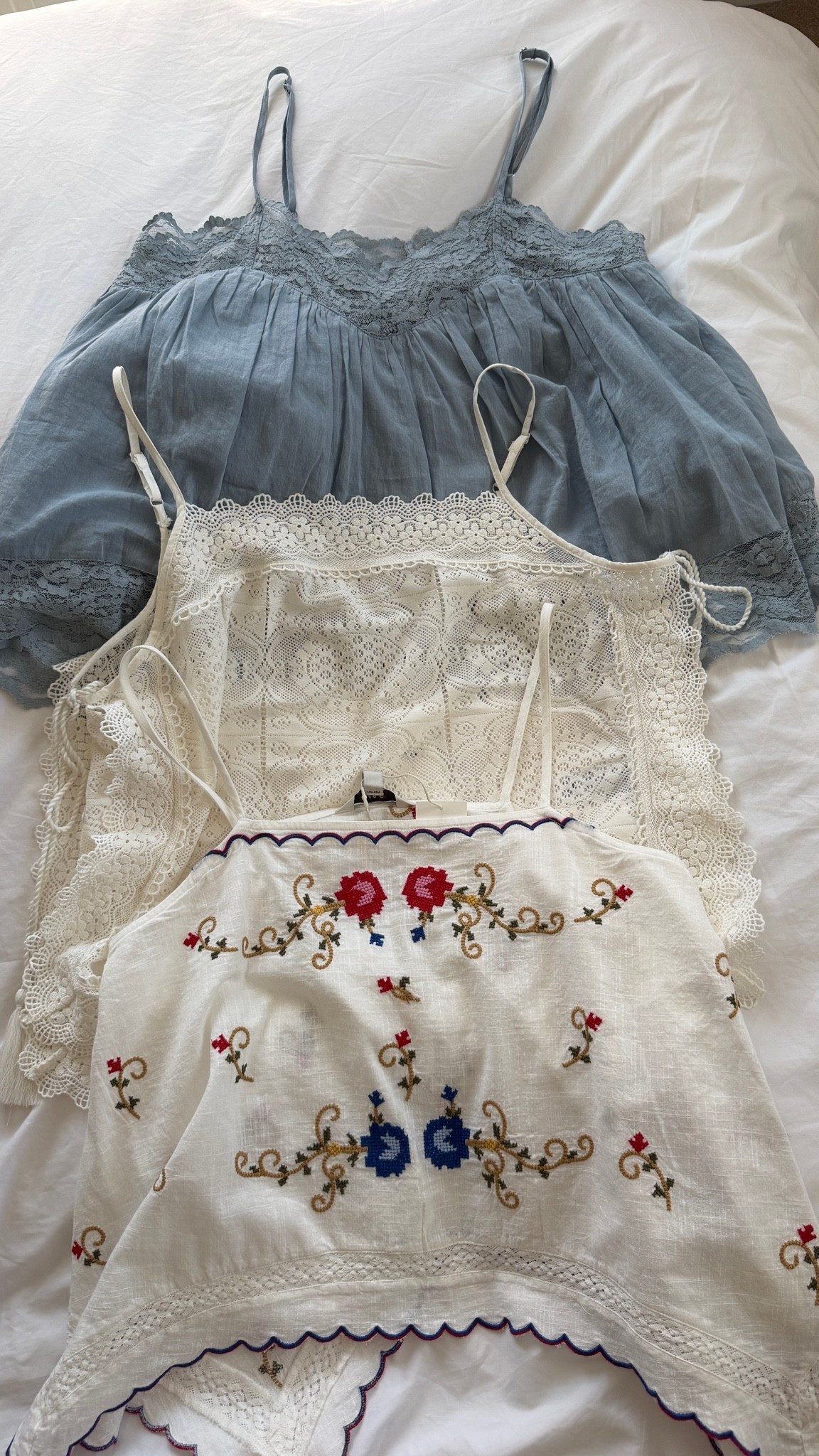 Cutest cami tops for summer holidays (baby blue is from Next so I can’t link it unfortunately)

#LTKuk #LTKsummer #LTKtravel