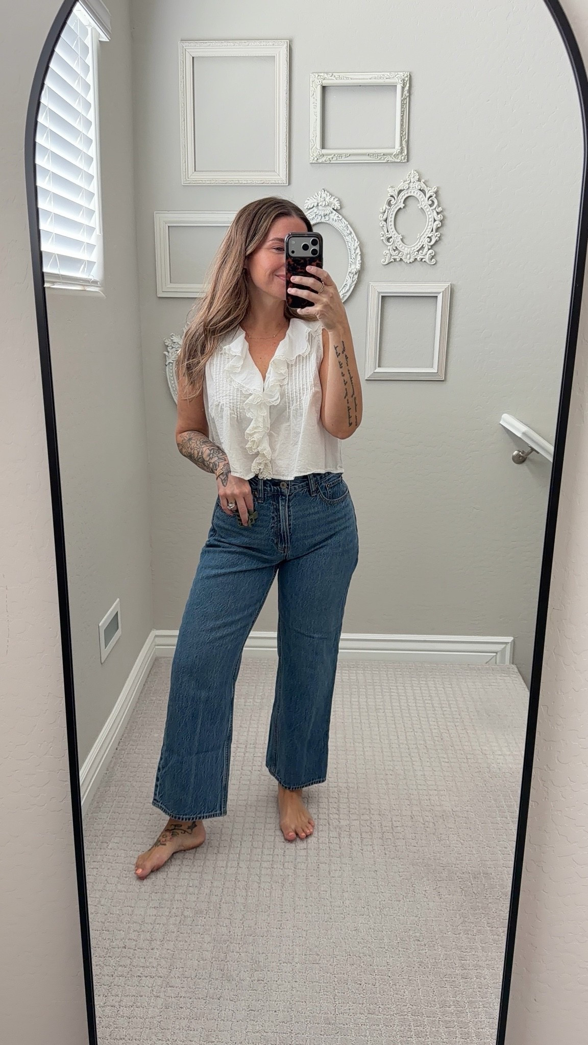 nothing a classic white blouse and denim can’t fix // linking similar top, this is sold out

#LTKootd #LTKPetite