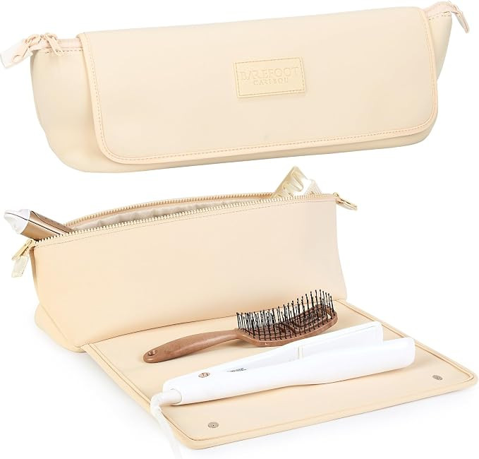 Hair Tools Travel Bag and Heat Resistant Mat 17" (Ivory) | Amazon (US)