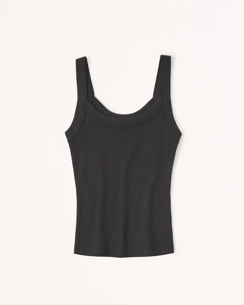 Essential Rib Tuckable 90s Tank | Abercrombie & Fitch (US)