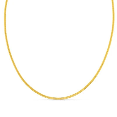 LUXE Flat Snake Chain Necklace | Orelia