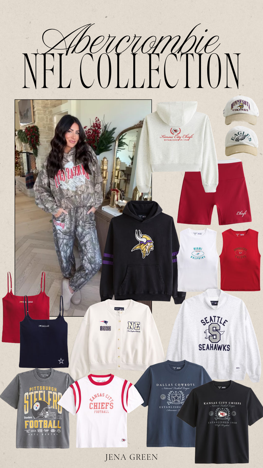 Abercrombie NFL Collection | Abercrombie NFL Style | Abercrombie 2026 NFL Collection 

 #LTKSeasonal