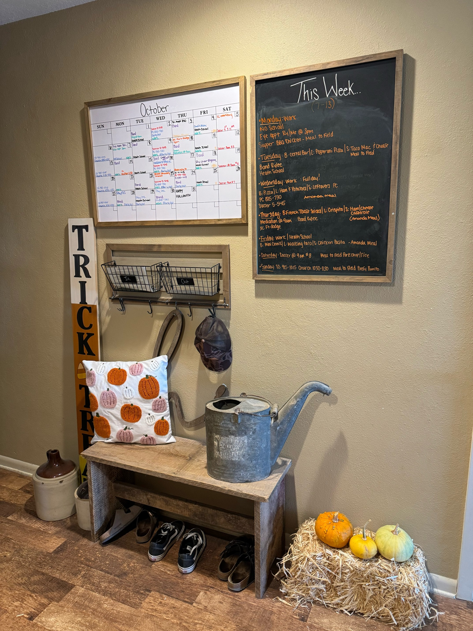 Every week and every month I update our family calendar and board. It has helped tremendously keeping things organized and minimizing the what do we have going on today questions. 

#LTKHome #LTKFindsUnder50 #LTKFindsUnder100