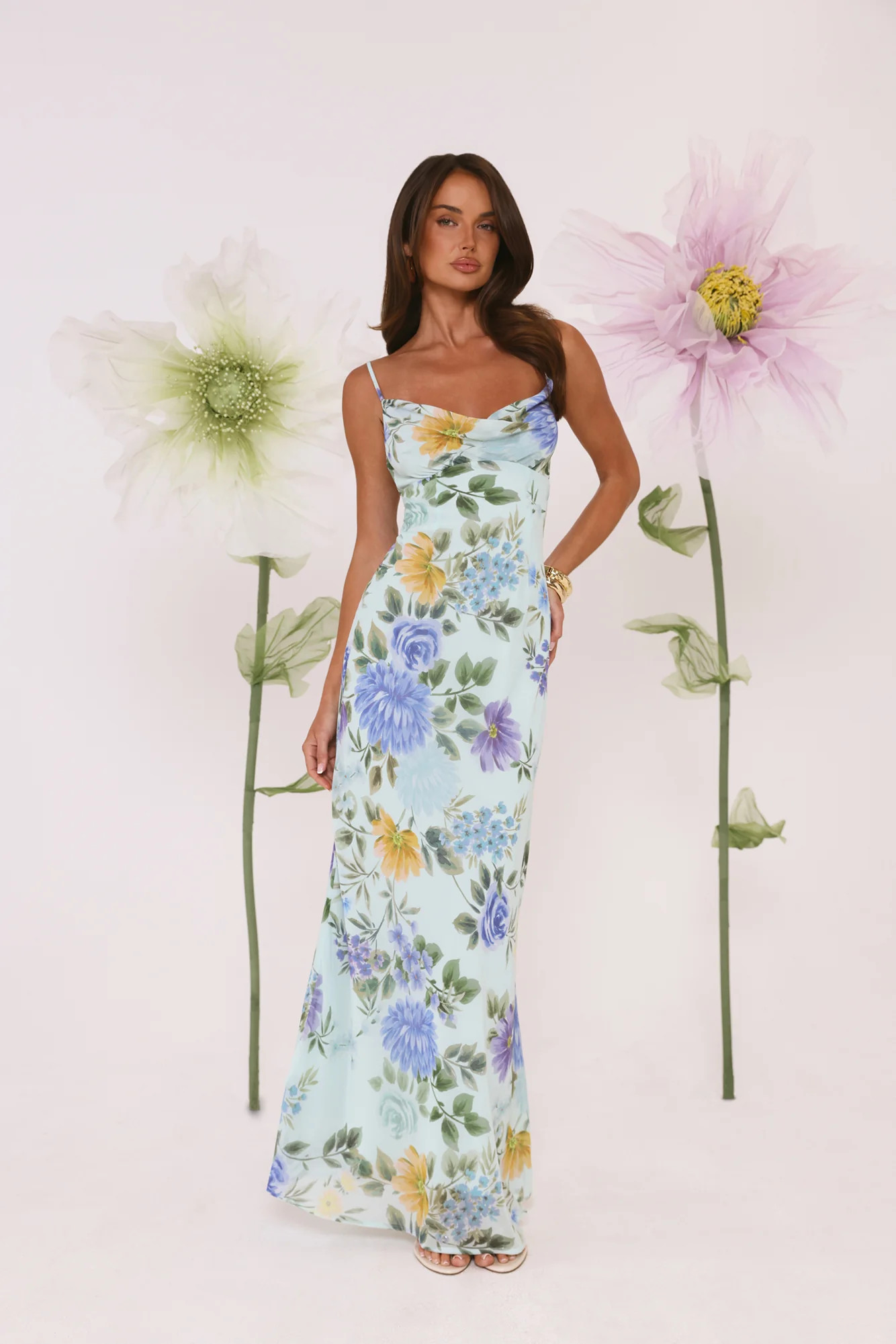 Moonflower Glow Maxi Dress Floral | Hello Molly (US)