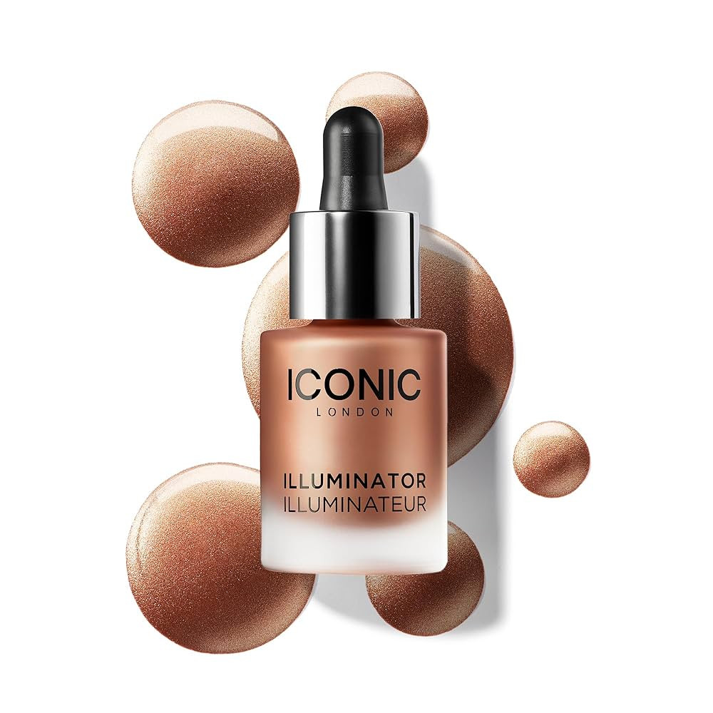 ICONIC LONDON Illuminator | Liquid Highlighting Drops for a Radiant Glow, Cruelty-Free, Vegan Mak... | Amazon (US)