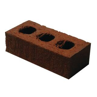 Oldcastle 7.62 in. x 2.25 in. x 3.56 in. Red Cored Wire Cut Concrete Brick 20265891 - The Home De... | The Home Depot