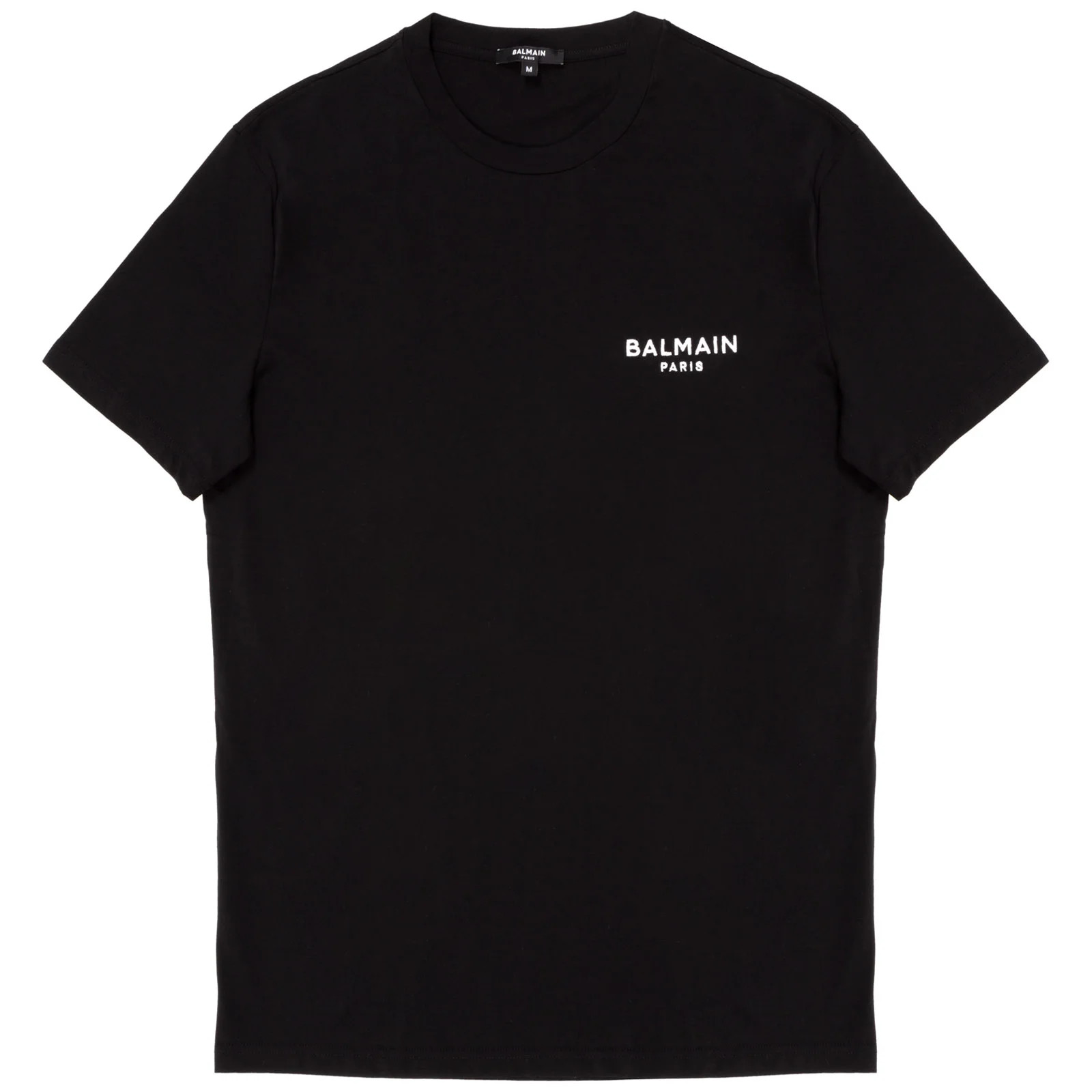 Balmain Logo Embroidered Crewneck T-Shirt | Cettire Global