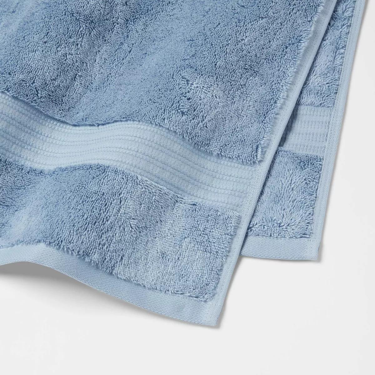 Total Fresh Antimicrobial Oversized Bath Towel Blue - Threshold™: 100% Cotton, Low Lint, Machin... | Target