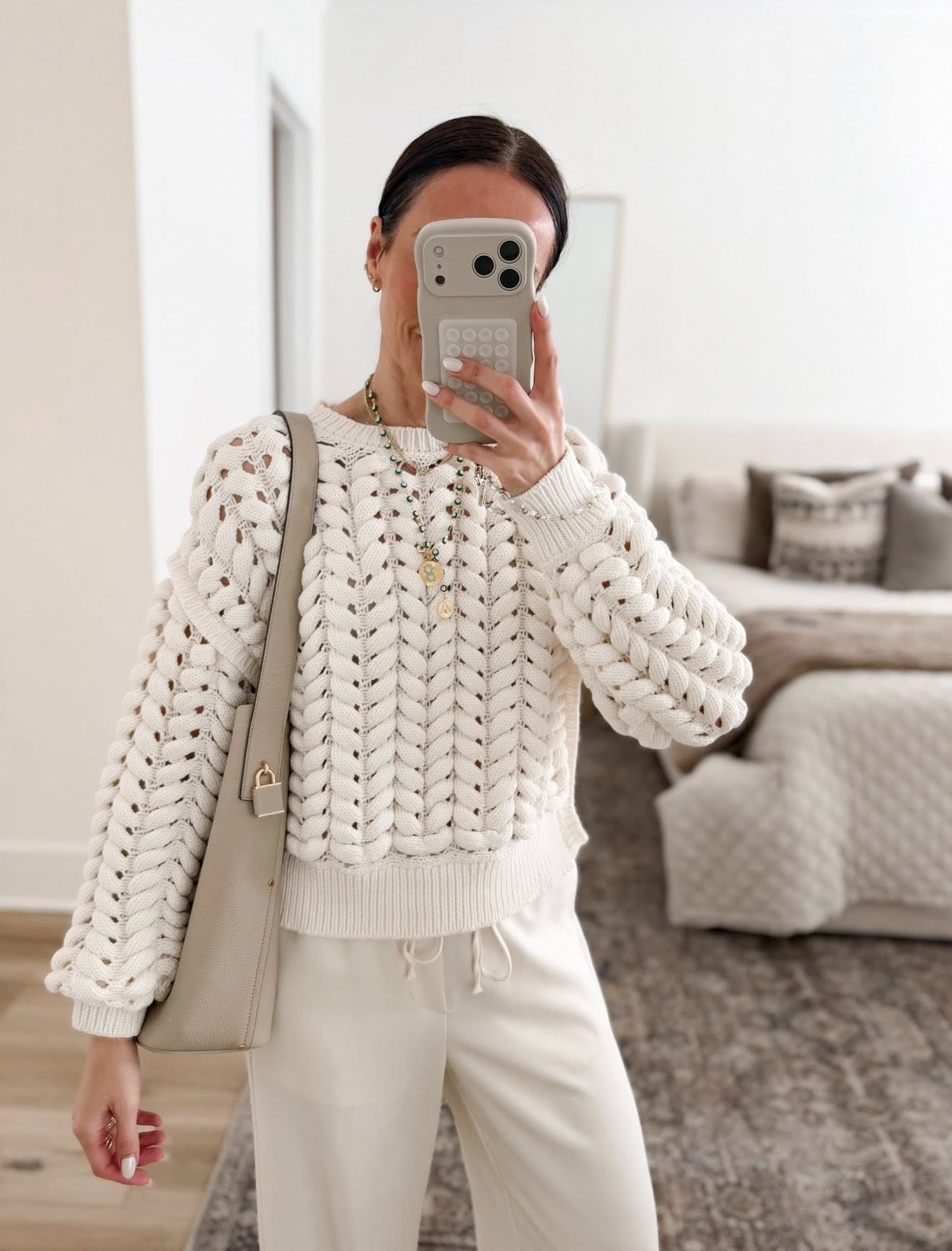 Chunky knit sweater from Target, spring pieces, neutral outfit, casual workwear, annabrstyle 

#LTKSeasonal #LTKootd #LTKWorkwear