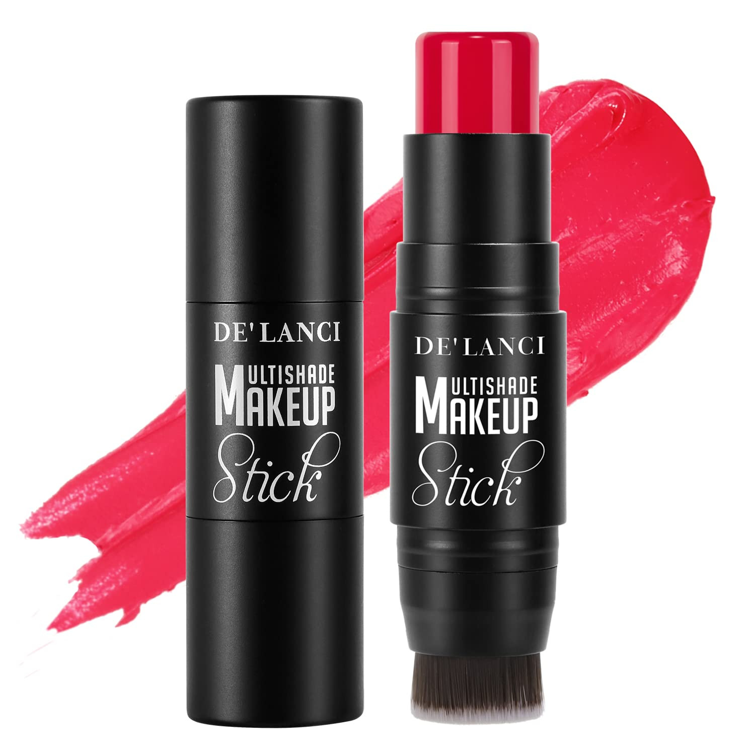 Creamy Blush Stick With Brush for Mature Skin/Lip/Eyes,Lightweight Luxuriously Blendable Rose Col... | Amazon (US)