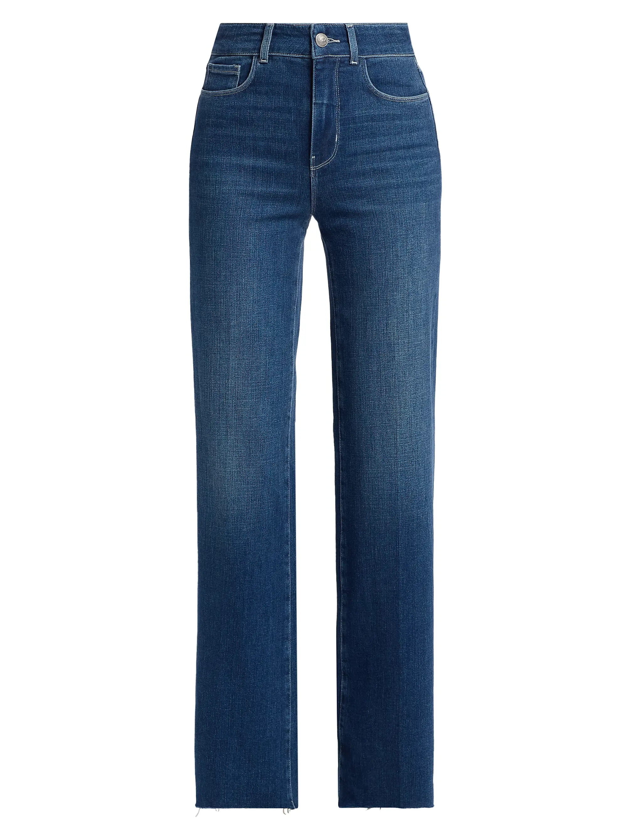 Gwenna Ultra High-Rise Wide-Leg Jeans | Saks Fifth Avenue