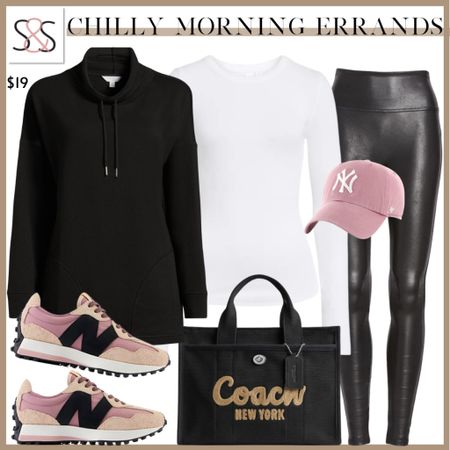 Winter is sweatshirt outfit season! With faux leather leggings, I love this for weekends, lounging, and the pops of pink for Valentine’s Day 

#LTKfindsunder50 #LTKSeasonal #LTKMostLoved
