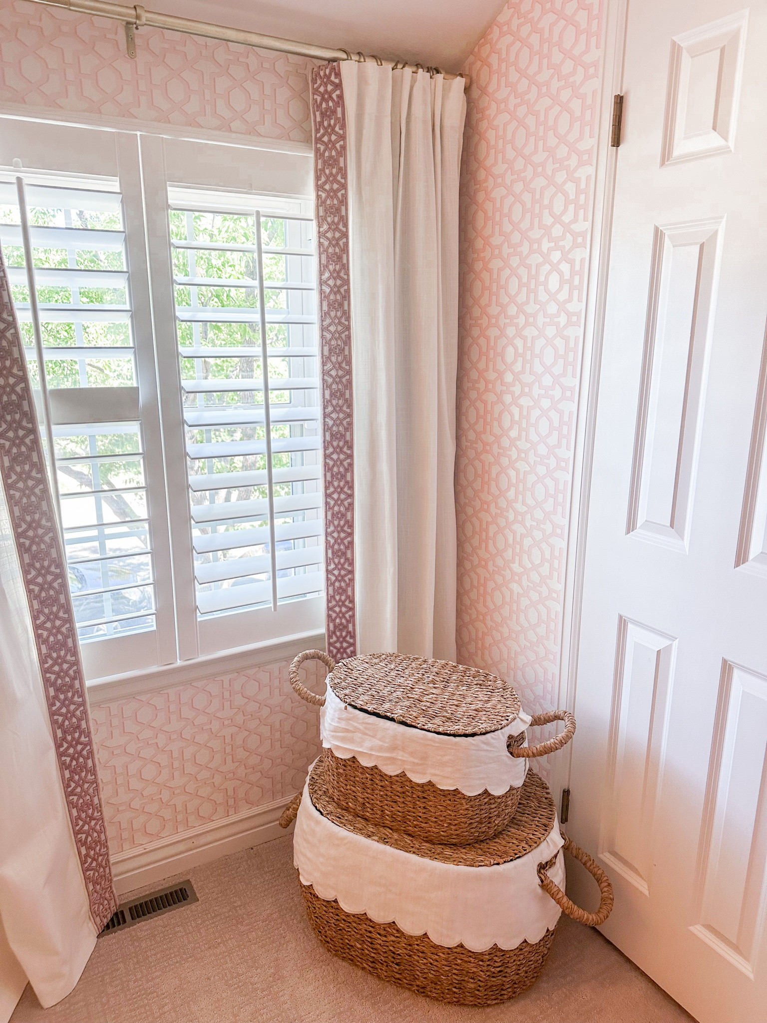 DIY Curtains 

#diy #diycurtains #grandmillenial #grandmillenialstyle #nursery #baby #nurserydecor #wallpaper #ballarddesigns 

#LTKBaby #LTKBump #LTKHome