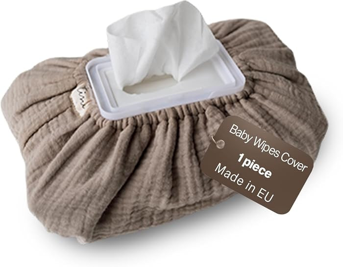 Baby Wipes Cover \u2013 Universal Size, One Size Fits All Wipes Packages | Muslin Cotton Tissue C... | Amazon (US)