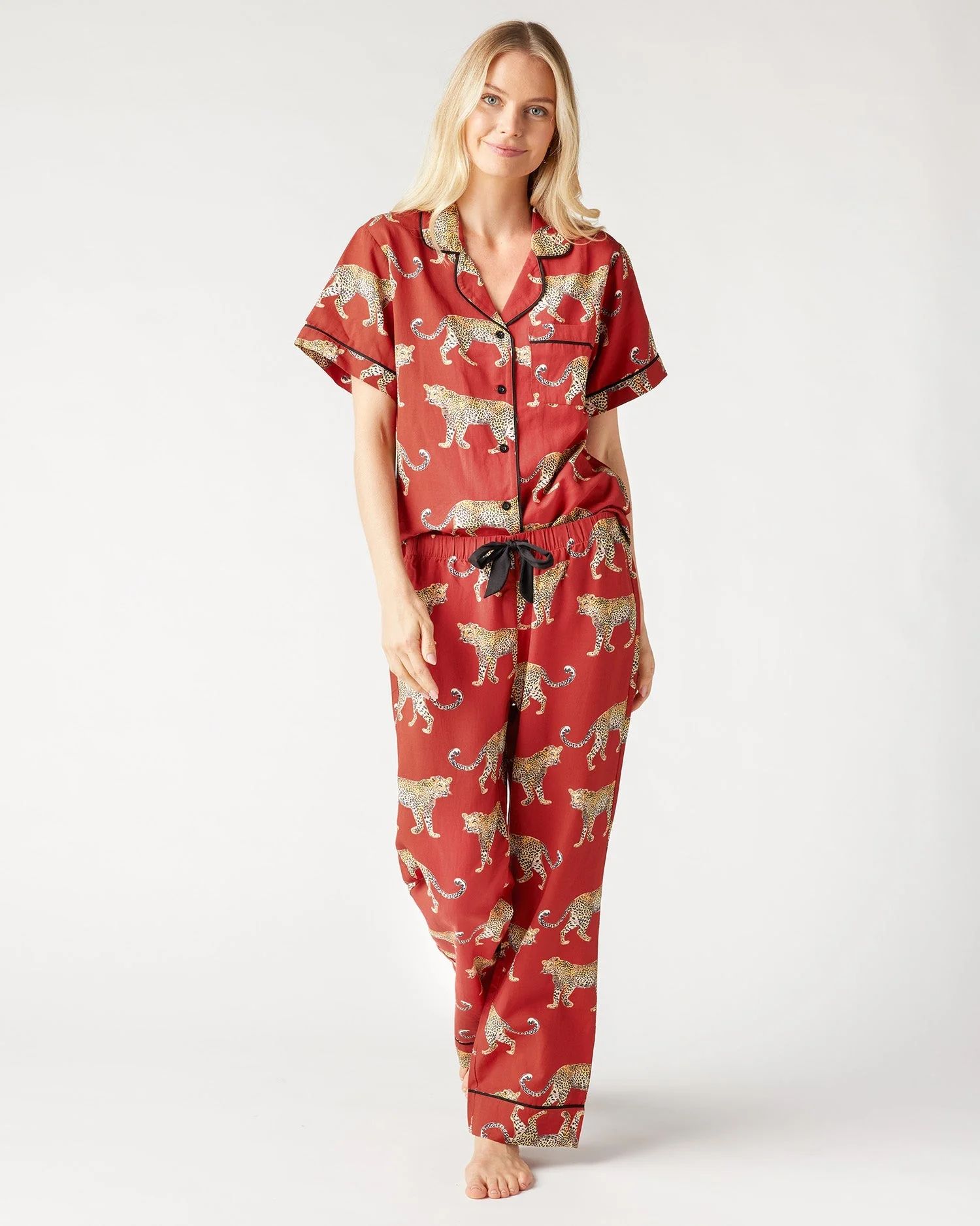Cheetahs Pajama Pants Set | Colorful Prints, Wallpaper, Pajamas, Home Decor, & More | Katie Kime Inc