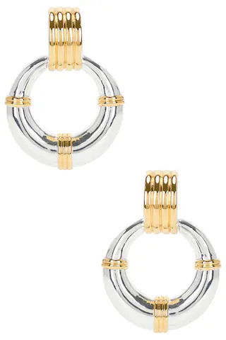 Heaven Mayhem Rosa Mixed Earrings in Gold & Silver from Revolve.com | Revolve Clothing (Global)