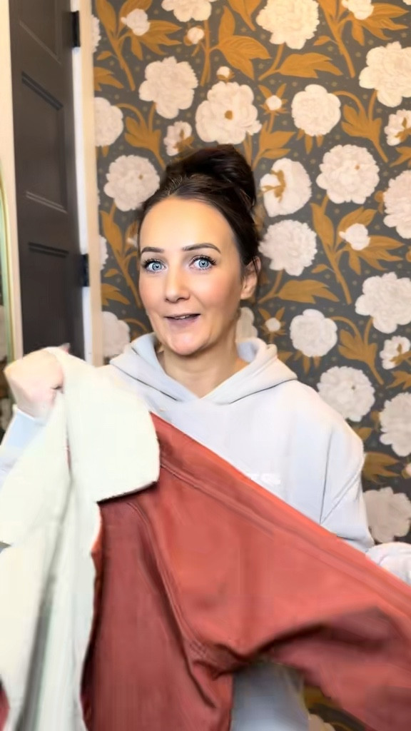 Obsessed with this denim sherpa barn-style jacket — the perfect mix of cozy and classic. The sherpa lining keeps you warm without feeling bulky, and the structured barn silhouette makes it easy to throw on with jeans, leggings, or boots. Slightly oversized in the best way and such an easy grab-and-go layer for cooler days.

#barnjacket #denimjacket #cozylayers #LTKfinds #everydaystyle 

#LTKFindsUnder50 #LTKgrwm #LTKootd