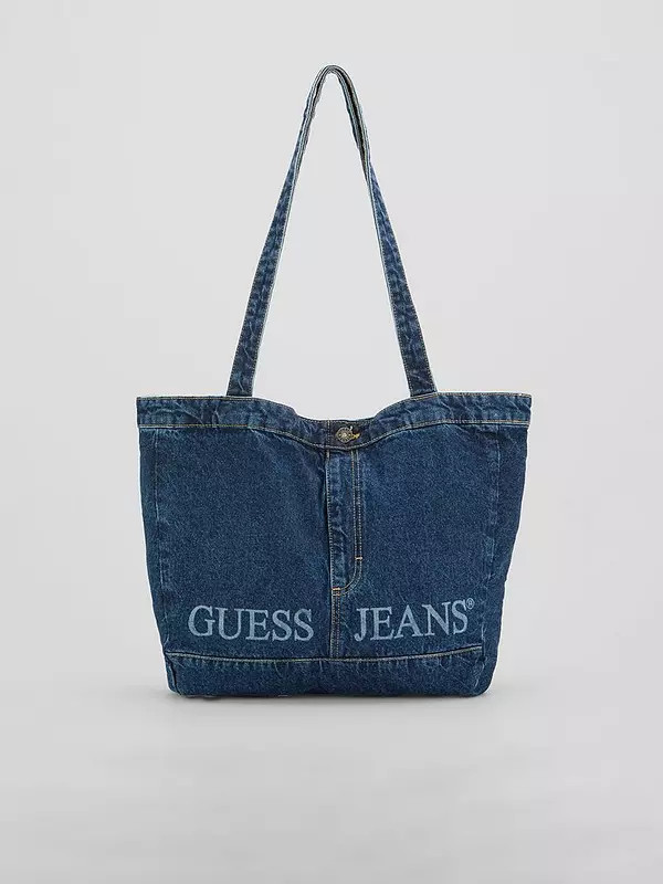 Guess Denim Tote Bag - Blue | Very (UK)