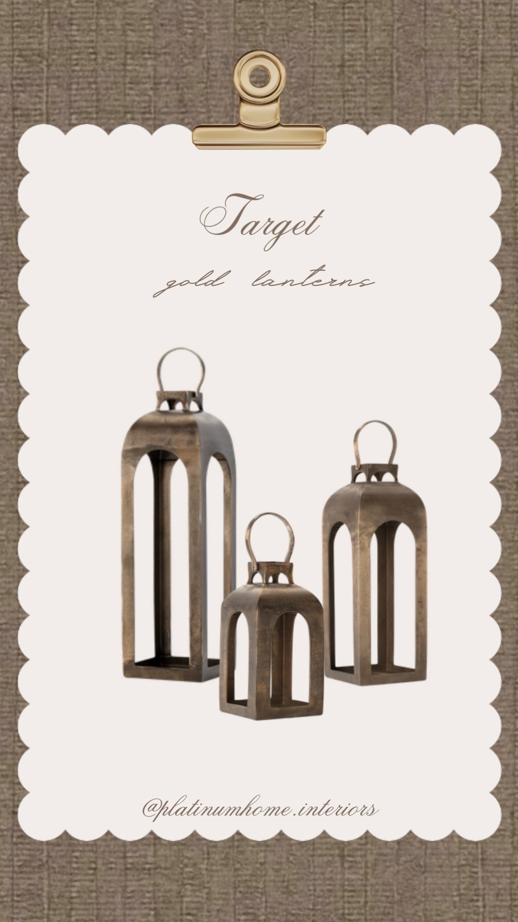 The viral target lanterns are the perfecf addition to your outdoor space, also can use year round! Come in black as well🤎

#LTKHome