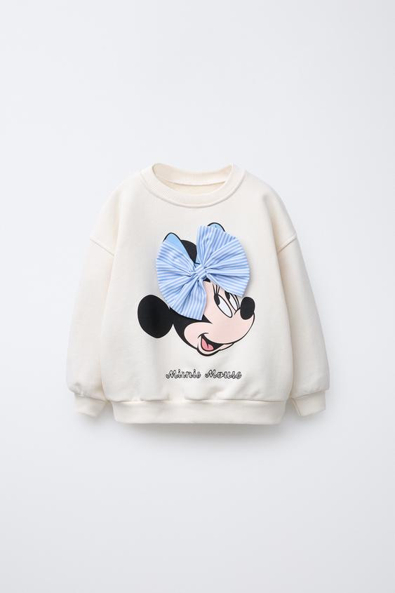 MINNIE MOUSE © DISNEY BOW SWEATSHIRT | Zara US