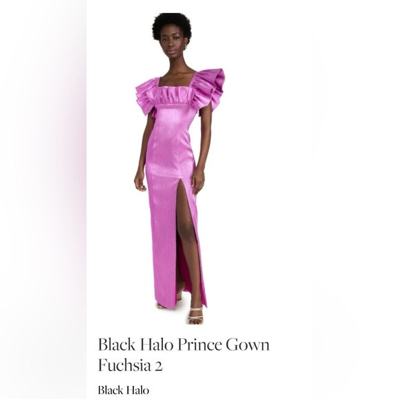 Black Halo Prince Gown - Fuchsia | Poshmark