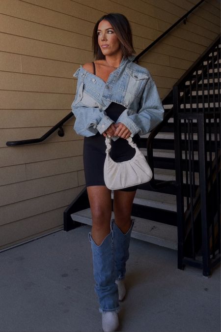 Denim Jacket is ZARA, one Piece is Aritzia 

#LTKstyletip #LTKshoecrush #LTKSeasonal