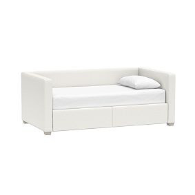 Jamie Upholstered Storage Daybed | Pottery Barn Teen