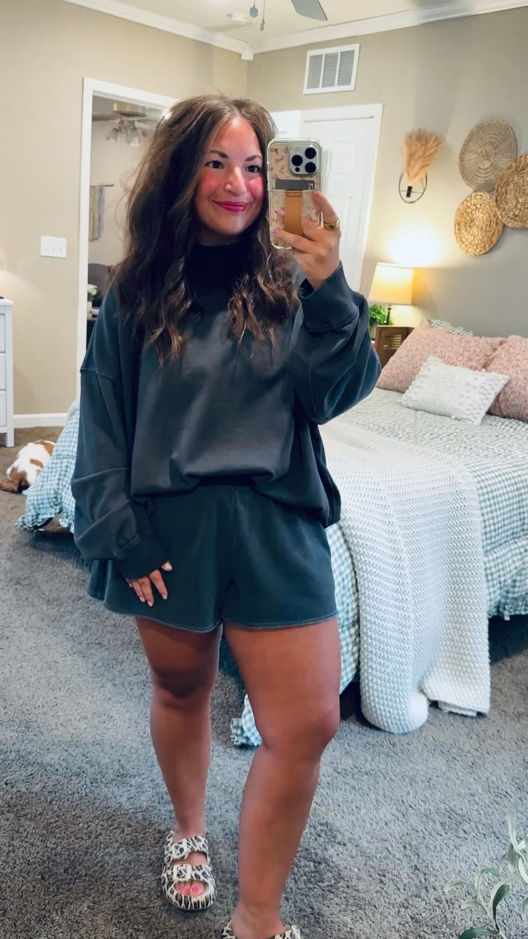 Simple, neutral, and so comfy 🤍

sandals: fit oversized // wearing a 5
shorts: fit true to size // wearing a large
mockneck: fits oversized // wearing a large 

 #LTKootd #LTKMidsize