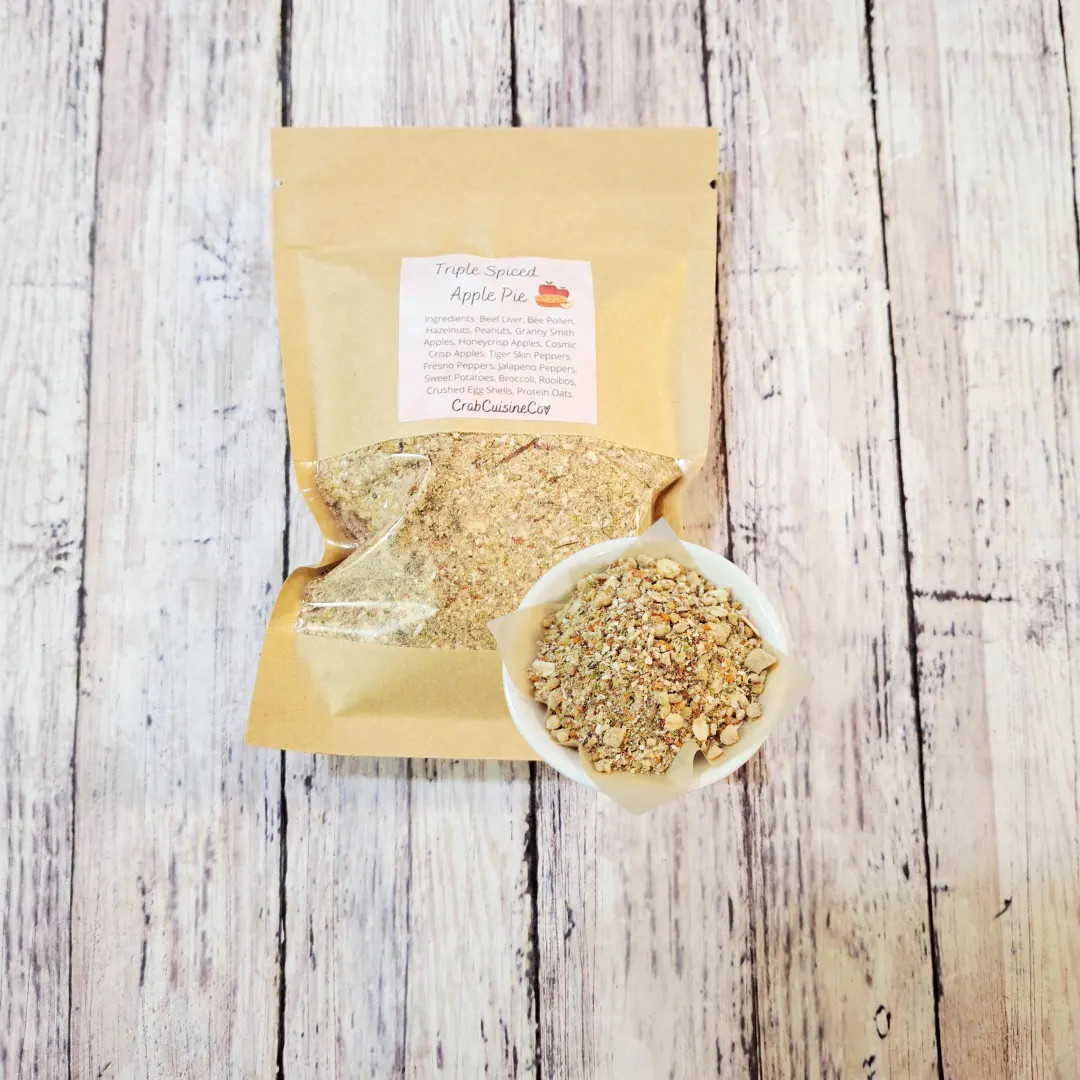 Triple Spiced Apple Pie - Homemade Hermit Crab Food - Balanced Meal - Etsy | Etsy (US)