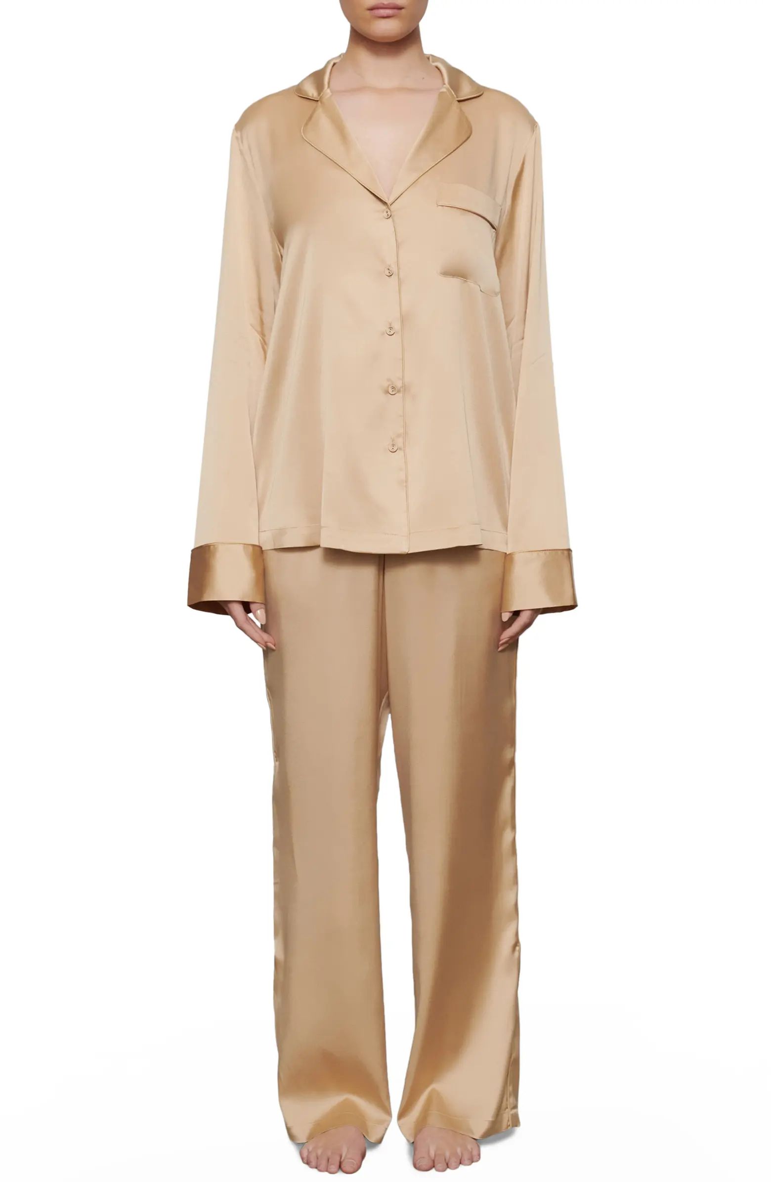 SKIMS Stretch Silk Pajama Pants | Nordstrom | Nordstrom