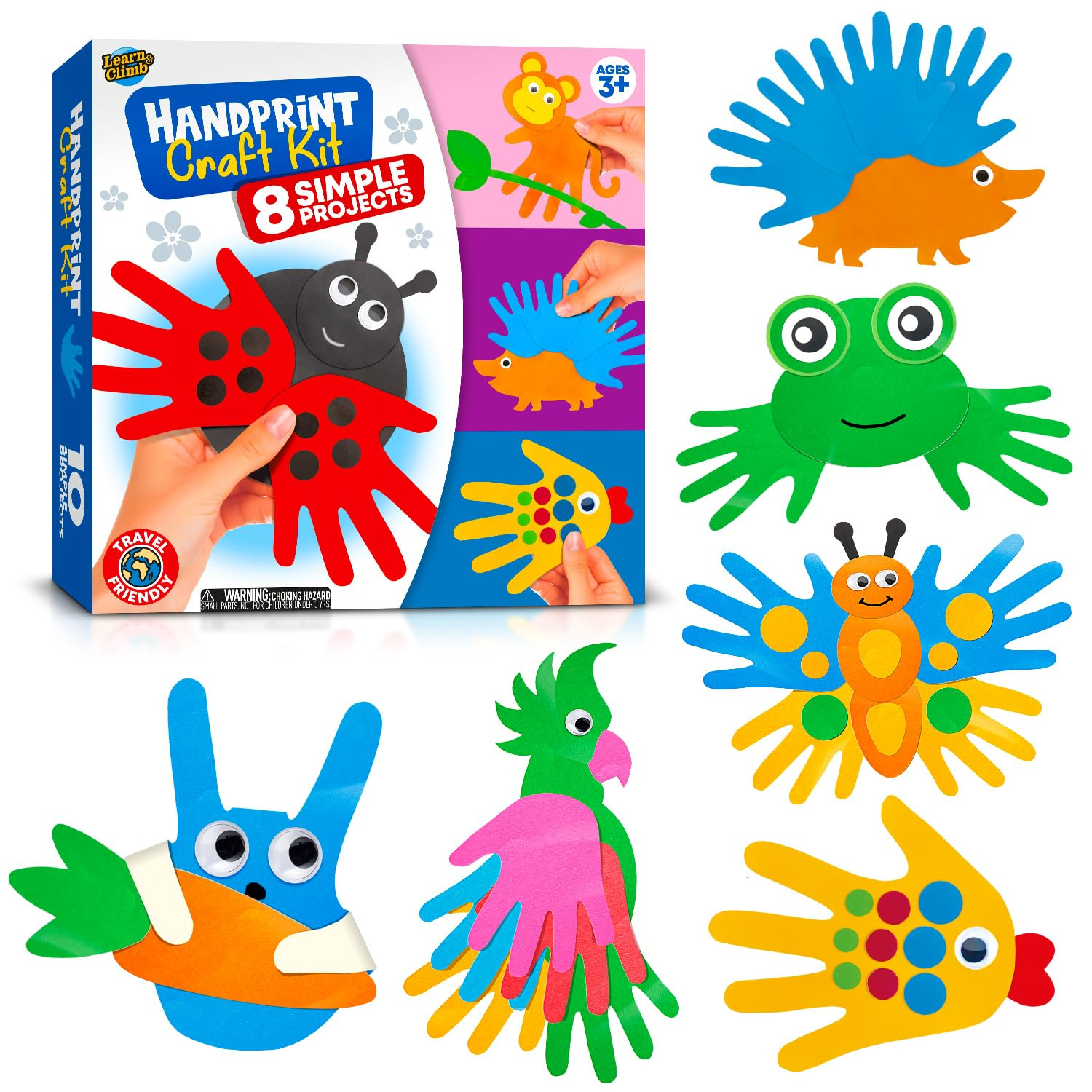 Kit de artes y manualidades para niños pequeños a partir de 3 años. Fácil artesanía de anima... | Amazon (US)