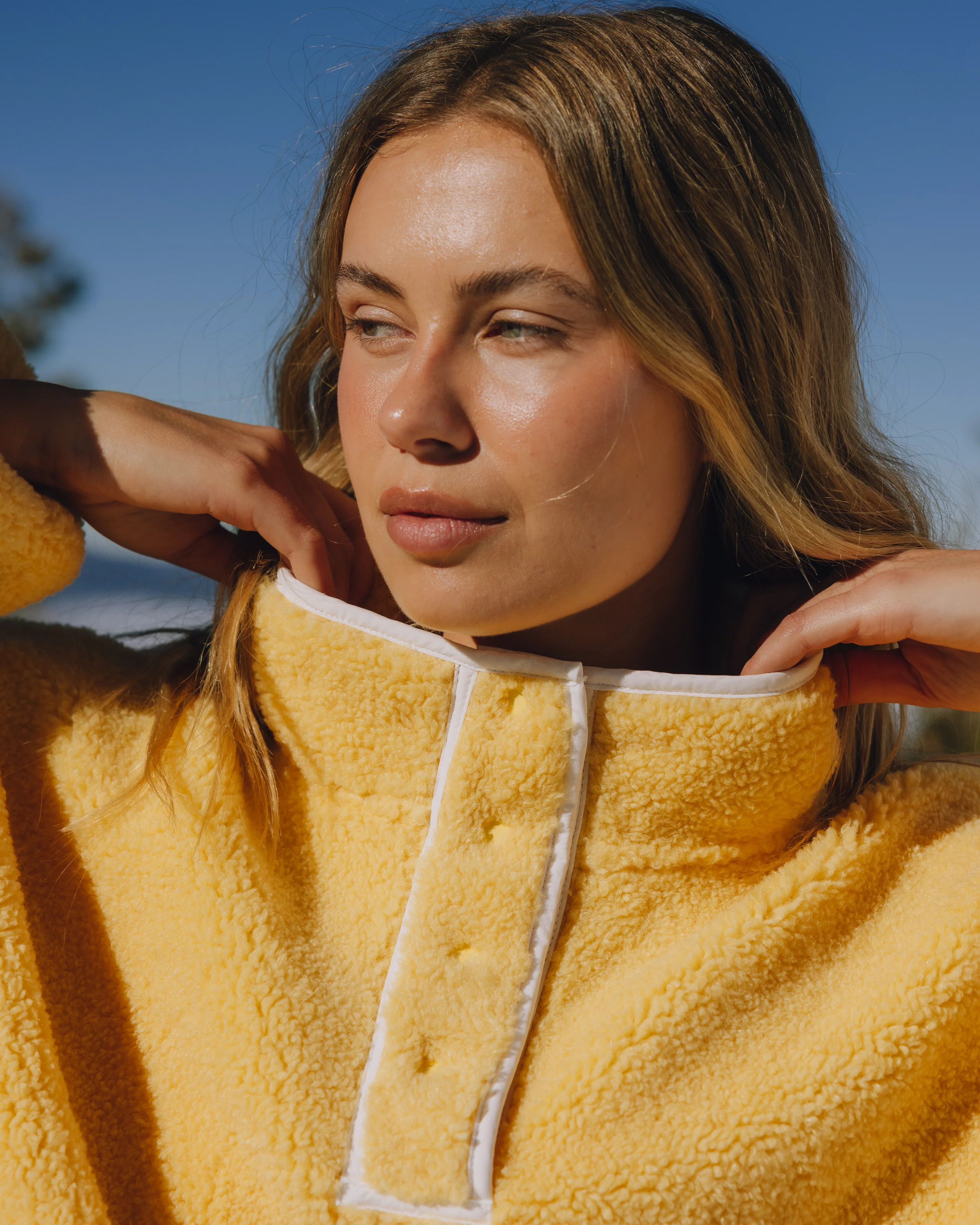 Sherpa Jacket - Sunny | Daily Drills LLC