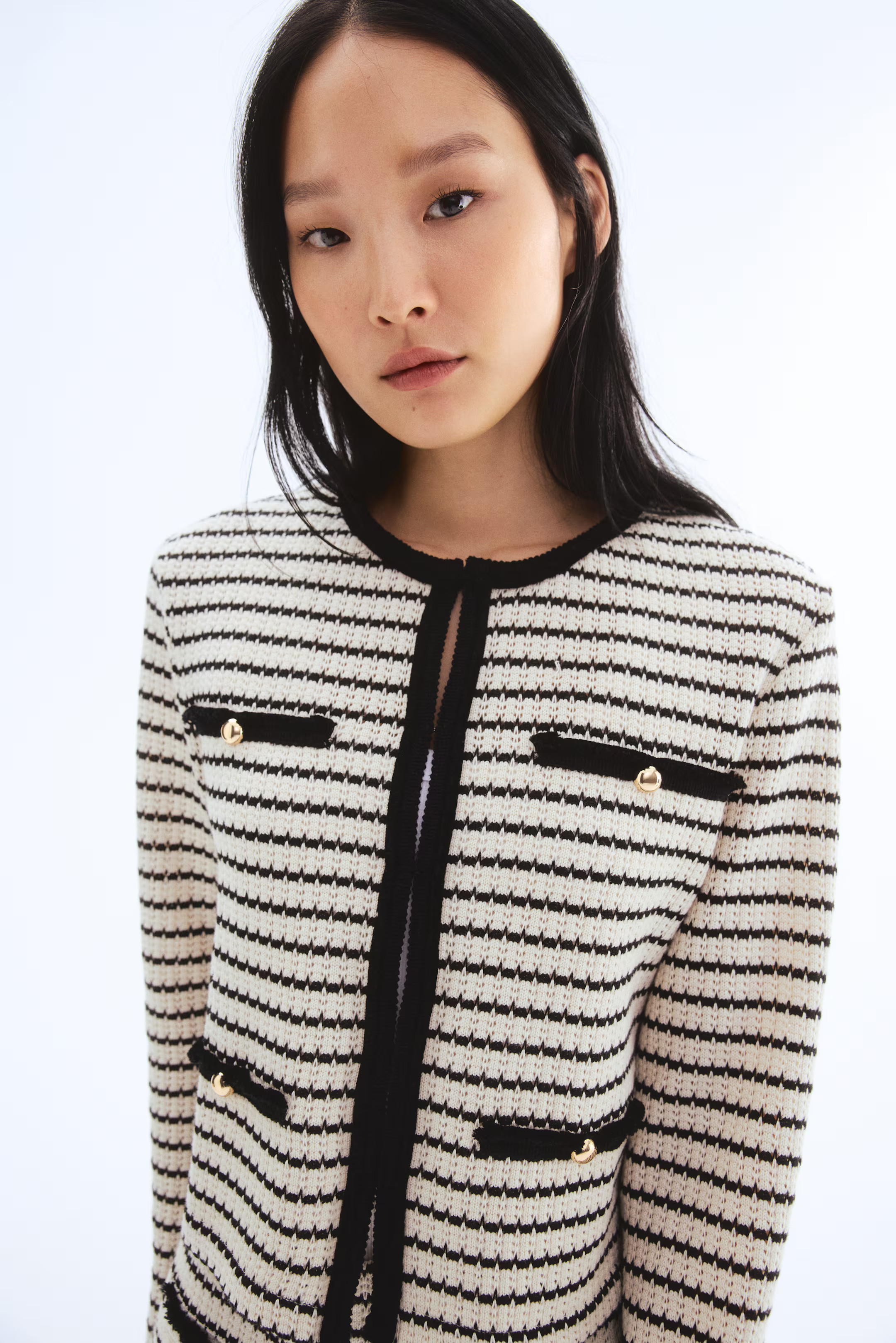 Textured-knit cardigan | H&M (UK, MY, IN, SG, PH, TW, HK)