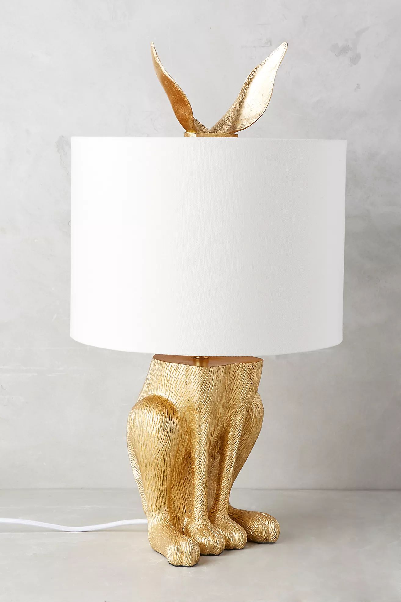 Gilded Hare Table Lamp | Anthropologie (US)