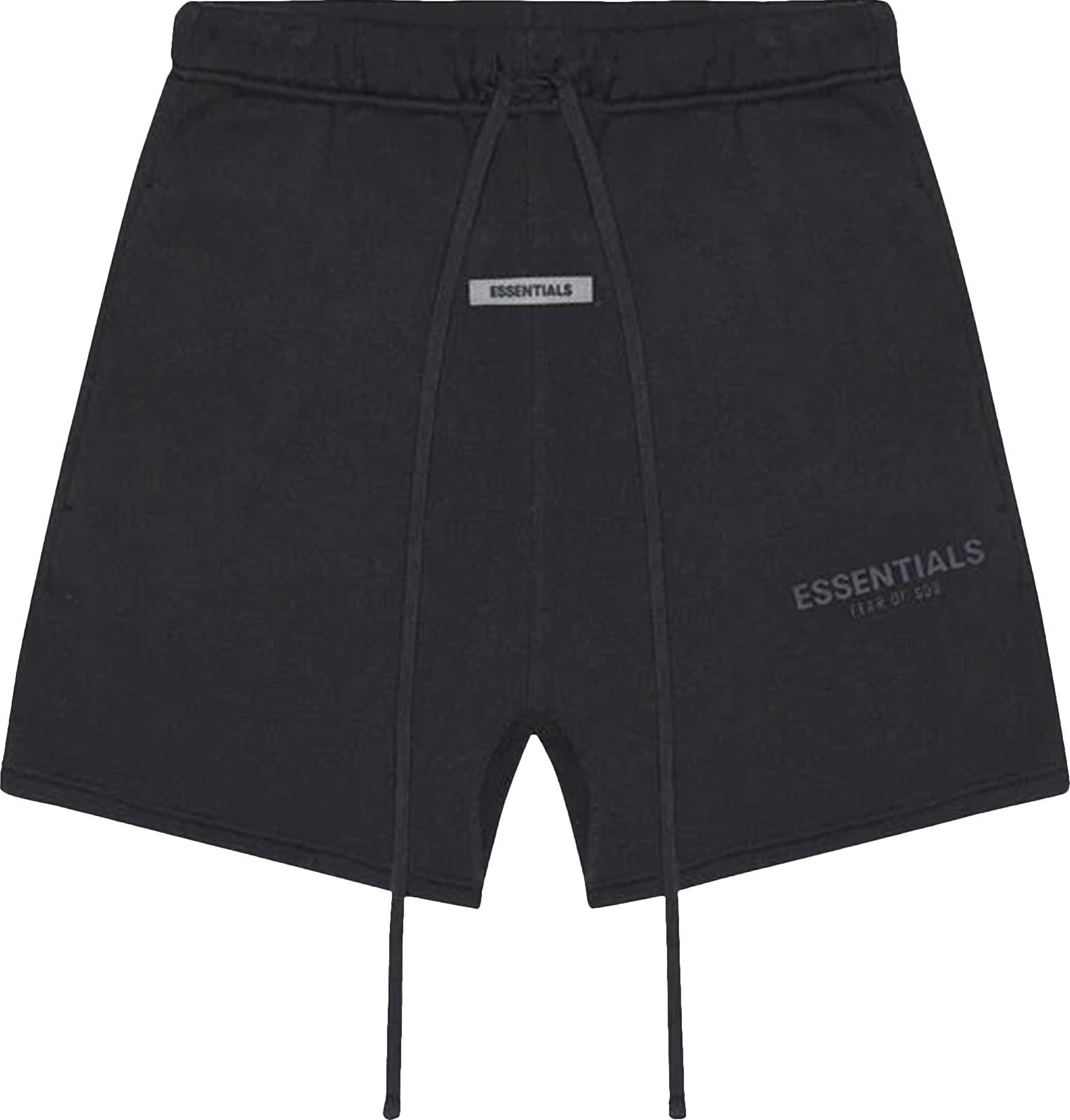 Fear of God Essentials Sweat Shorts 'Black' | GOAT