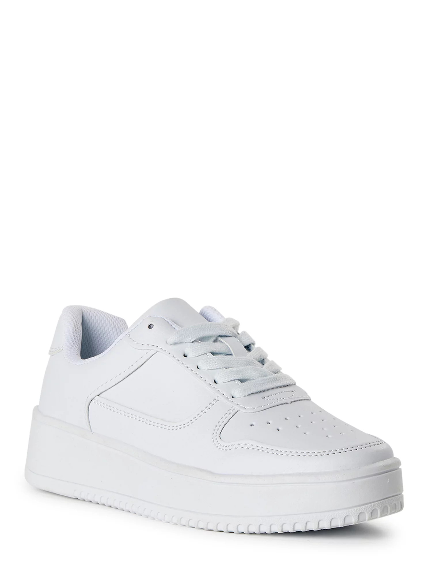 No Boundaries Women's Platform Casual Sneakers (Wide Width Available) | Walmart (US)