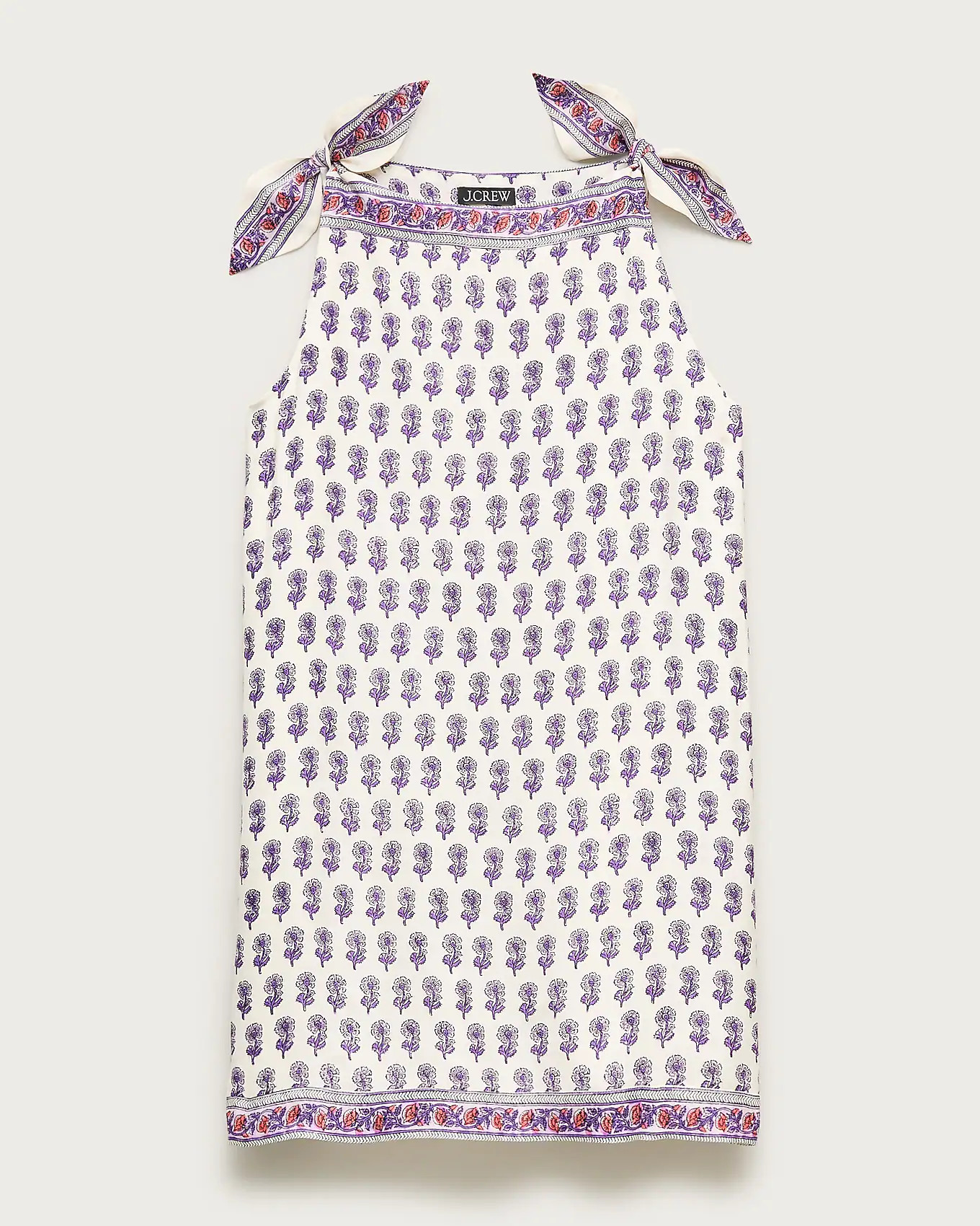 Sadie mini dress in lilac block print | J. Crew US